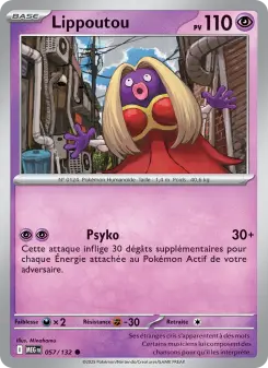 Lippoutou — carte 057 de l’extension Méga-Évolution