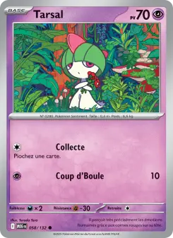 Tarsal — carte 058 de l’extension Méga-Évolution