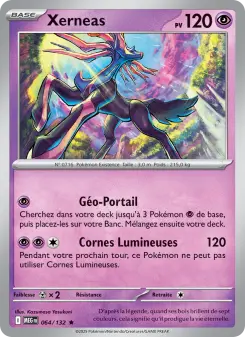 Xerneas — carte 064 de l’extension Méga-Évolution