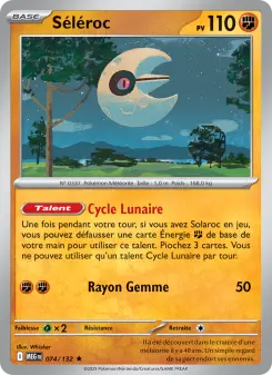 Séléroc — carte 074 de l’extension Méga-Évolution
