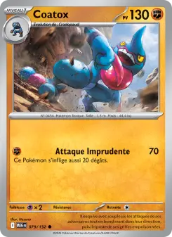 Coatox — carte 079 de l’extension Méga-Évolution