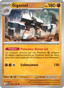 Gigansel — carte 084 de l’extension Méga-Évolution