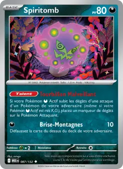 Spiritomb — carte 087 de l’extension Méga-Évolution