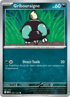 Gribouraigne — carte 091 de l’extension Méga-Évolution