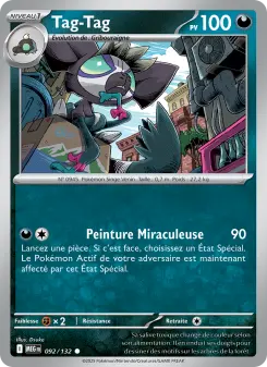 Tag-Tag — carte 092 de l’extension Méga-Évolution