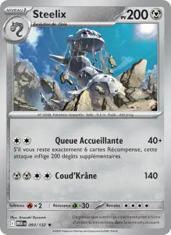 Steelix — carte 093 de l’extension Méga-Évolution