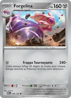 Forgelina — carte 098 de l’extension Méga-Évolution