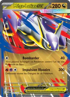 Méga-Latias-ex — carte 100 de l’extension Méga-Évolution