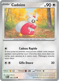 Cadoizo — carte 105 de l’extension Méga-Évolution