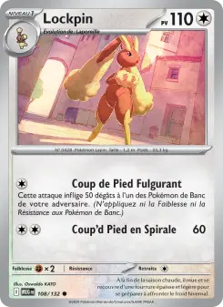 Lockpin — carte 108 de l’extension Méga-Évolution