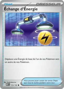 Échange d'Énergie — carte 115 de l’extension Méga-Évolution