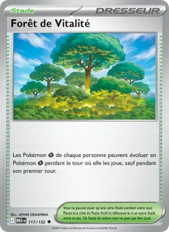 Forêt de Vitalité — carte 117 de l’extension Méga-Évolution