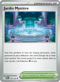 Jardin Mystère — carte 122 de l’extension Méga-Évolution