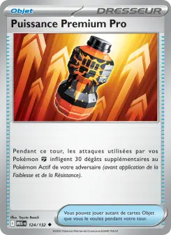 Puissance Premium Pro — carte 124 de l’extension Méga-Évolution