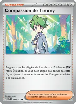 Compassion de Timmy — carte 132 de l’extension Méga-Évolution