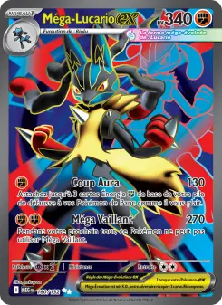 Méga-Lucario-ex — carte 160 de l’extension Méga-Évolution