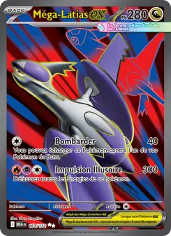 Méga-Latias-ex — carte 163 de l’extension Méga-Évolution