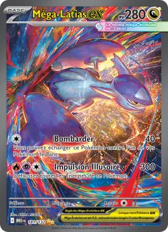 Méga-Latias-ex — carte 181 de l’extension Méga-Évolution