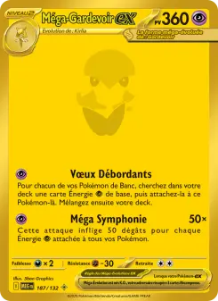 Méga-Gardevoir-ex — carte 187 de l’extension Méga-Évolution