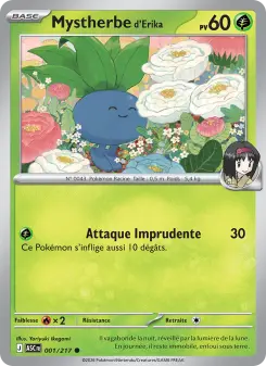 Mystherbe d'Erika — carte 001 de l’extension Héros Transcendants