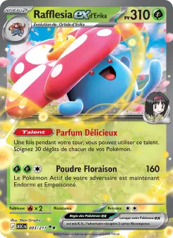 Rafflesia-ex d'Erika — carte 003 de l’extension Héros Transcendants
