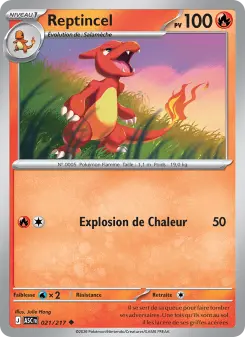 Reptincel — carte 021 de l’extension Héros Transcendants