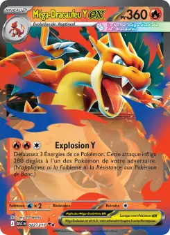 Méga-Dracaufeu Y-ex — carte 022 de l’extension Héros Transcendants