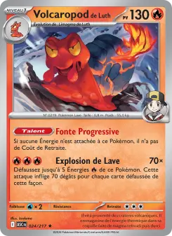 Volcaropod de Luth — carte 024 de l’extension Héros Transcendants