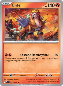 Entei — carte 025 de l’extension Héros Transcendants