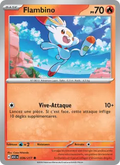 Flambino — carte 036 de l’extension Héros Transcendants