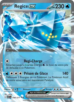 Regice-ex — carte 048 de l’extension Héros Transcendants