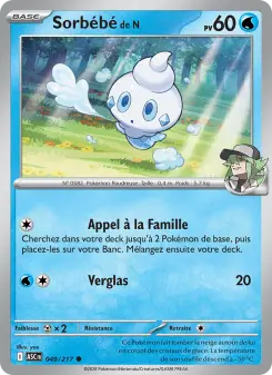 Sorbébé de N — carte 049 de l’extension Héros Transcendants