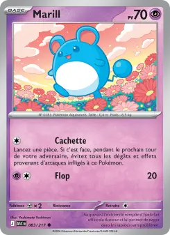 Marill — carte 083 de l’extension Héros Transcendants