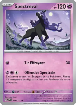 Spectreval — carte 098 de l’extension Héros Transcendants