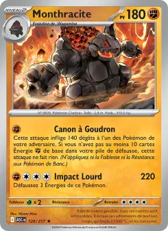 Monthracite — carte 120 de l’extension Héros Transcendants