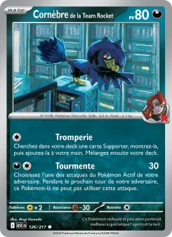 Cornèbre de la Team Rocket — carte 126 de l’extension Héros Transcendants