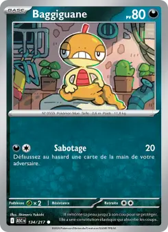 Baggiguane — carte 134 de l’extension Héros Transcendants