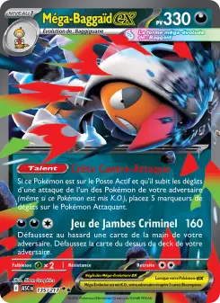 Méga-Baggaïd-ex — carte 135 de l’extension Héros Transcendants