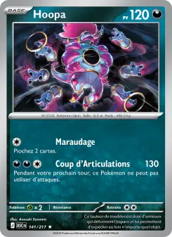 Hoopa — carte 141 de l’extension Héros Transcendants