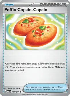Poffin Copain-Copain — carte 184 de l’extension Héros Transcendants