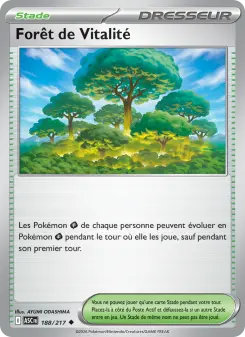 Forêt de Vitalité — carte 188 de l’extension Héros Transcendants