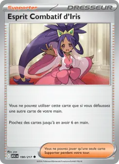 Esprit Combatif d'Iris — carte 190 de l’extension Héros Transcendants