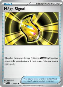 Méga Signal — carte 193 de l’extension Héros Transcendants