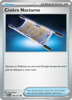 Civière Nocturne — carte 196 de l’extension Héros Transcendants