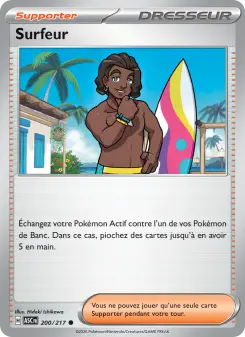 Surfeur — carte 200 de l’extension Héros Transcendants