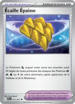 Écaille Épaisse — carte 211 de l’extension Héros Transcendants