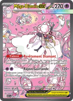 Méga-Diancie-ex — carte 282 de l’extension Héros Transcendants