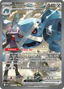 Métalosse-ex de Pierre — carte 289 de l’extension Héros Transcendants