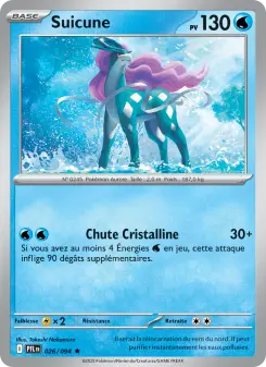 Suicune — carte 026 de l’extension Flammes Fantasmagoriques