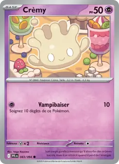 Crèmy — carte 043 de l’extension Flammes Fantasmagoriques